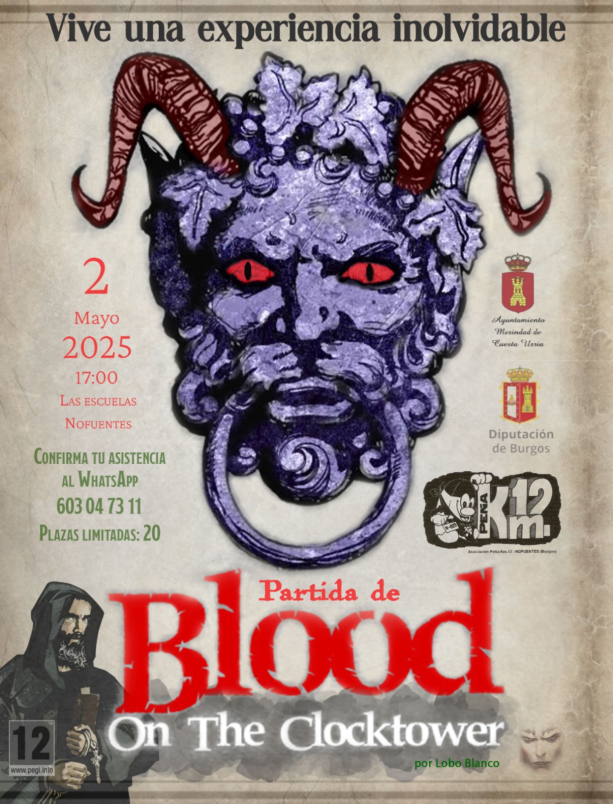 JUEGO DE ROL. Asociación Peña KM12.