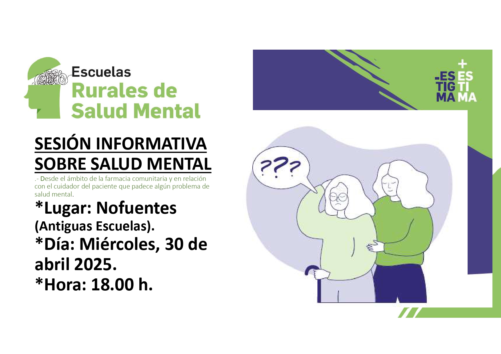 Escuelas Rurales de Salud Mental. Nofuentes